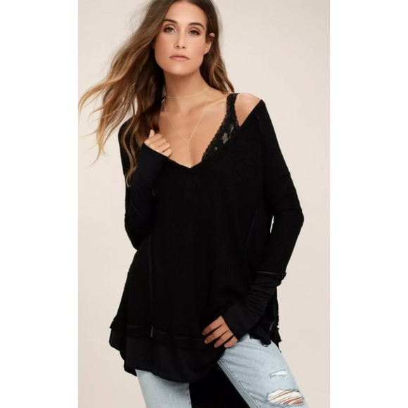 Free People Tops - •Free People• We The Free Laguna waffle knit thermal